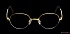 Золотые женские очки Sasha 09  от Первого ателье Сергея Тарасова