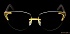 Золотые женские очки Black MOON 01  от Первого ателье Сергея Тарасова