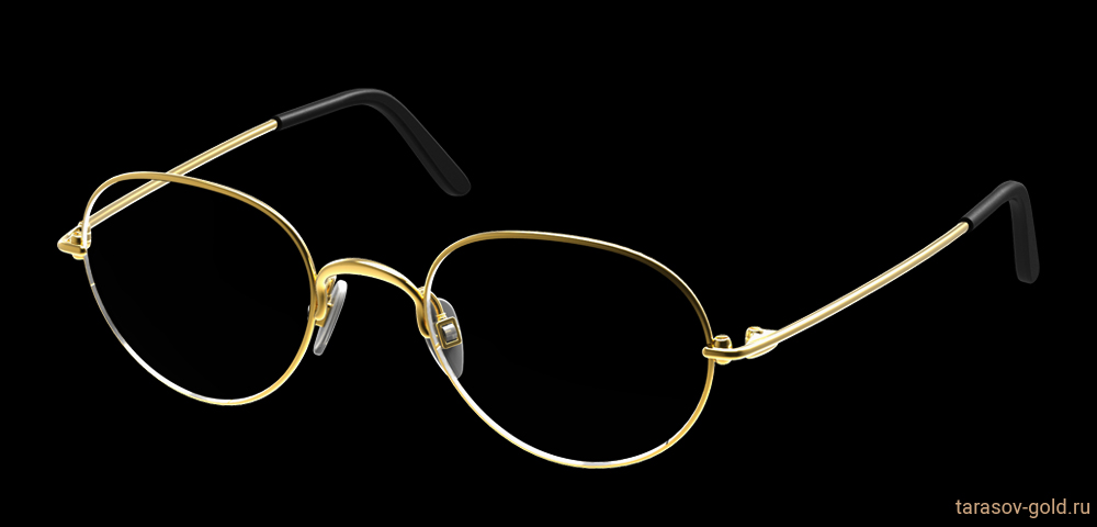 Золотые женские очки Sasha 05