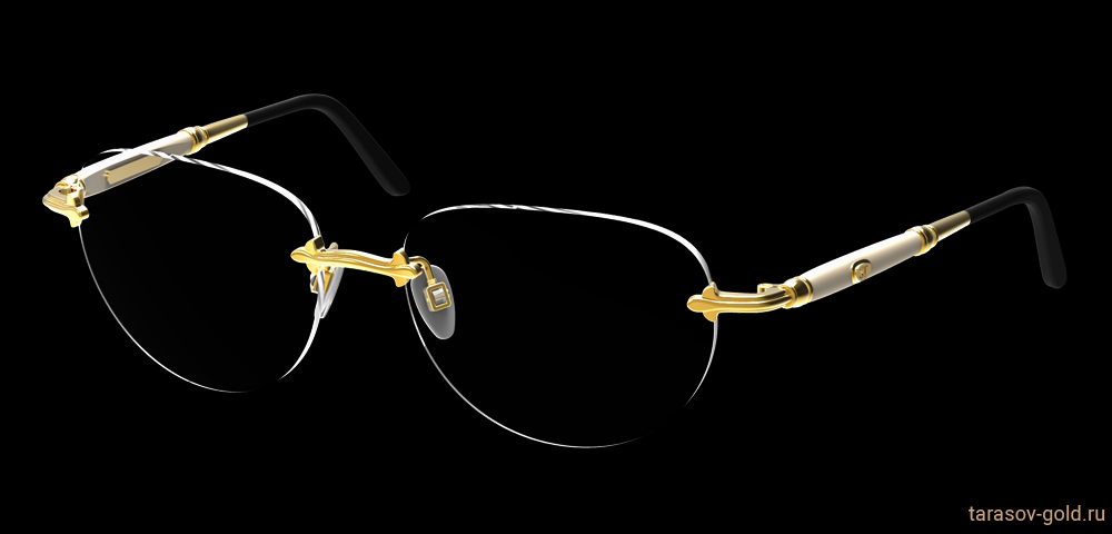 Очки из золота, золотые очки мужские, очки из золота мужские, оправа для очков из золота, оправа для очков золотая, золотые очки, очки мужские из золота, платины, палладия, серебра ST-01