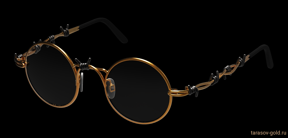 Мужские очки из золота солнцезащитные по индивидуальному заказу Brake Bike 05S