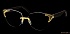 Золотые женские очки Black MOON 01  от Первого ателье Сергея Тарасова